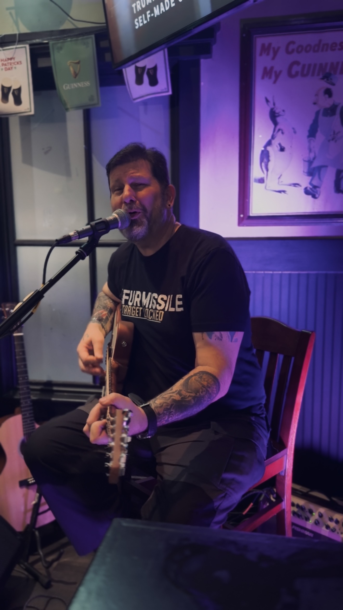 Kyle performing live